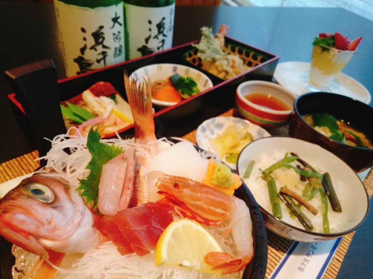 Hotel Crown Hills Kamaishi ภายนอก รูปภาพ